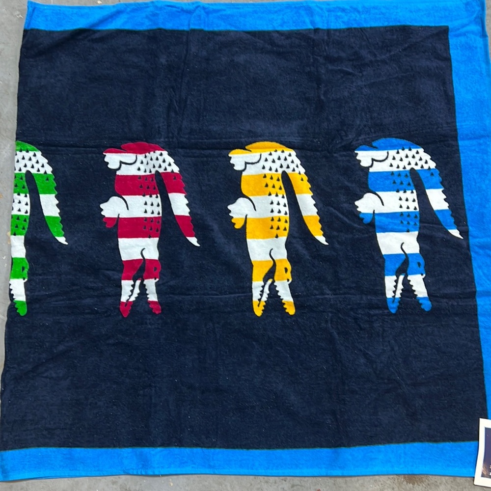 NWT Lacoste Beach Towel